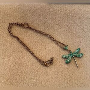 Beautiful Dragonfly Necklace! 23”
Brand New!